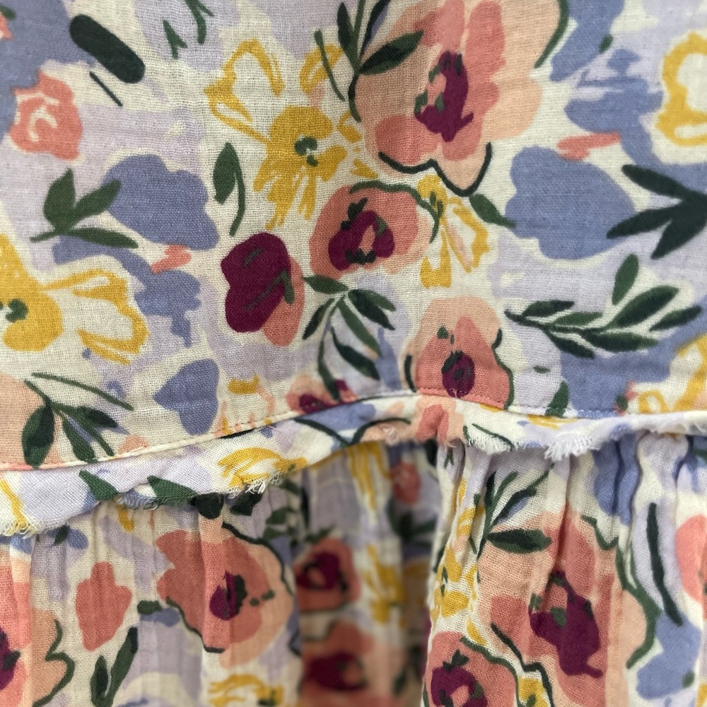 Floral Ruffle Women's‎ Top - Picture 3 of 6